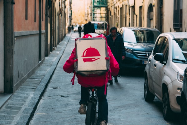 SuperJoe delivery rider